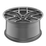 Fit for R8 staggered 19 20 and 21 inches Custom 1-PC Gun Metal forged aluminum