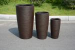 Frost Resistant Character Fiber Clay Planter Modern Design For Outdoor