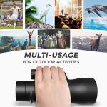 12X50 High Definition Waterproof Monocular Telescope For Hunting Bird Watching