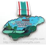 Enamel Sports Prize Medals With Colour Filled, Soft Enameled Metal prizing