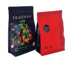China Factory 16 OZ Aluminium Foil Tin Tie Coffee Pouch With Degassing Valve