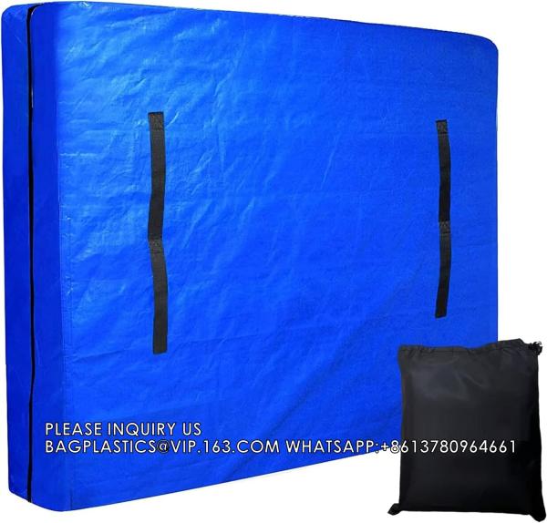 Mattress Bags For Moving And Storage, Mattress Bag With Handles, Reusable Tarp