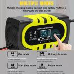 Full Intelligent 12V10a Automatic Motorcycle Car Lead-Acid Battery Charger with