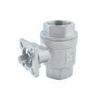 304/316 Stainless Steel Two-Piece Platform Ball Valve with Floating Structure