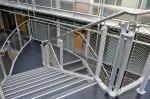 Decorative Ferrule Flexible Stainless Steel Wire Rope Mesh Fence For Stair