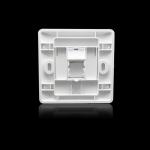 2 Ports Flat Faceplate RJ45 ABS Ethernet Cable Assembly 86×86 Type