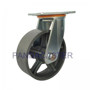 Wholesale 6 Inch Heavy Duty Casters 400Kg High Temperature Resistant Cast Iron Swivel Casters from china suppliers