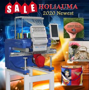 Wholesale 450*650mm single head embroidery machine HO1501N cap/shirt/flat/3d/sequin swf/tajima embroidery machine with free parts from china suppliers