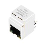 LPJD4726BDNL Gigabit Vertical RJ45 Jack With 1000 Base-T Magnetics Yellow/Green