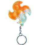 Windmill Children'S Educational Toy Stress Relief Keychain Bubble Pop Fidget Toy