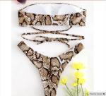 Womail Alluring Biquini Leopard Printed Bikini Push-Up Padded Swimwear Women's