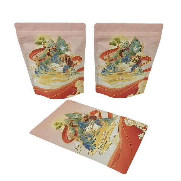 Best Selling Custom Soft Touch Mylar Bag Stand Up Aluminum Foil 3.5g Smell Proof