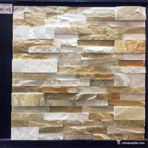 Wholesale Slate Culture Stone High Hardness Yellow white Slate Culture Stone For Wall Cladding from china suppliers
