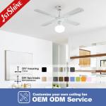 AC Modern Traditional Ceiling Fan Pull Chain Switch 4 MDF Blades