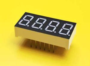 China 0.56 inch Red 7 led segment display 4 digit Fluorescence Glue SMD on sale