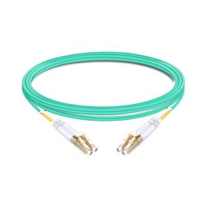 Wholesale 4m (13ft) Duplex OM4 Multimode LC UPC to LC UPC PVC (OFNR) Fiber Optic Cable from china suppliers