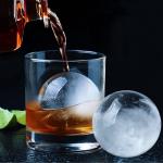 Large Round Ice Ball Maker Silicone Sphere Ice Cube Tray Mold For Whiskey