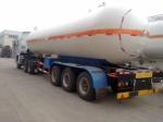 3 Axle 54.76 CBM Liquid Petroleum Gas Lpg Trailer With Mechanical Suspension