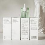 Custom cosmetic packaging box essential oil cream lotion box white cardboard