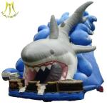 Hansel low price amusement park inflatable toys shark slide for children in game
