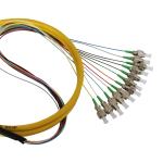 Waterproof Fiber Optic Bunchy Pigtail Set 12 Fibres Om4 MultiMode Pigtail