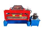 Coil Width 1000mm Corrugated Sheet Roll Forming Machine For Roof Panel Sheet