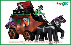 Wholesale Commercial Water Park Inflatable Holiday Decorations Halloween Inflatable Carriage from china suppliers