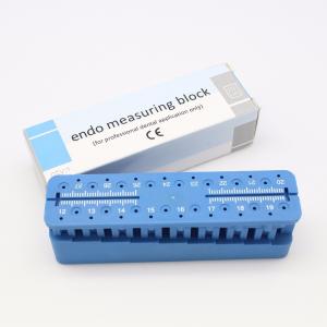 Wholesale Blue Dental Polishing Handpiece Root Canal Files Measuring Autoclavable Endo Box Ruler from china suppliers