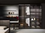Bespoke Modern PET Wardrobe with Vanity Table Custom Bedroom Closet