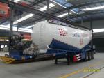 3 axles 60tons flour cement bulk tank semi trailer tanker truck trailers from