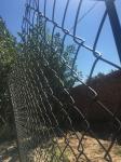 cyclone residential chain link fabric hurricane fence