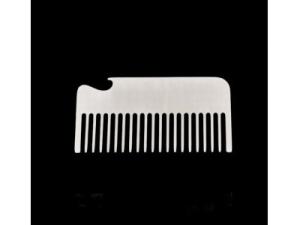 Wholesale Engraved Stainless Steel Card Comb Bottle Opener,stainless steel engraved beard comb with bottle opener function from china suppliers