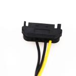 6Pin to 2 ST Cable Male to Female Hard Drive Power Cable Video Card Power