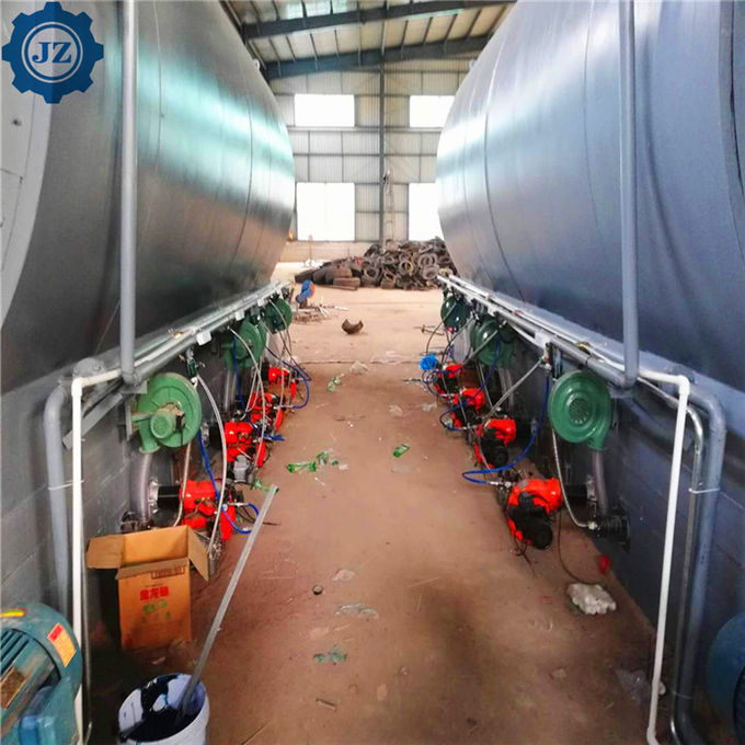 15Ton Waste Plastic Used Tyre Rubbers Pyrolysis To Fuel Oil Plant For Waste Recycling