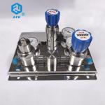 R1100 Serie Changeover Manifold Regulator Stainless Steel Semi Automatic