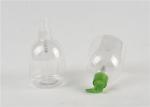Screw On Type Blank Shampoo Bottle , Transparent Cosmetic Plastic Bottles