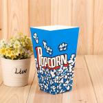 Custom Printed Disposable Popcorn Containers Food Grade Soy Ink Color Printing