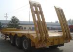 20FT 3 Axle Low Bed Trailer 11.00R20 50 Tons Trailer Low 12 Tires