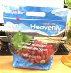 Fresh Lettuce Salad Fruits Pouches BOPP Anti Fog Leafy Vegetables Packaging Bags