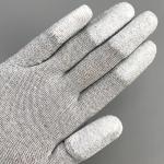CE White Grey Lint Free 22.5cm ESD Antistatic Gloves