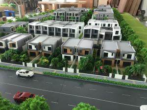 Wholesale Acrylic Plastic Architecture House Model For Townhouse Displaying 1 / 100 Scale from china suppliers