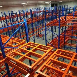 Wholesale Warehouse Push Back Racking System Customized Pushback Racking System from china suppliers