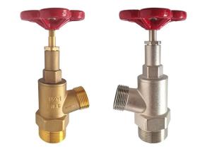 Wholesale Hydraulic Brass Angle Valve Male Thread For Fire Reel Nozzle Set from china suppliers