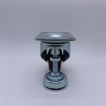 4 Inch Heavy Duty Polyurethane Caster Wheels with Leg Leveler