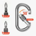 25KN Snap Hook Locking Aluminum Carabiner Clip Heavy Industry Must-Have
