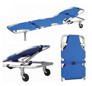Wholesale Aluminum Alloy Portable Ambulance Collapsible Stretcher With Castors from china suppliers