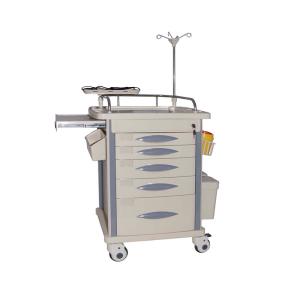 Wholesale Wood Steel Modern Medical Emergency Trolley Equipment Cart from china suppliers