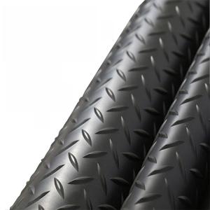 Wholesale E-Purchasing 1/8&quot; x 4'x10' Rubber Diamond-Plate Pattern Flooring, Black in Color from china suppliers