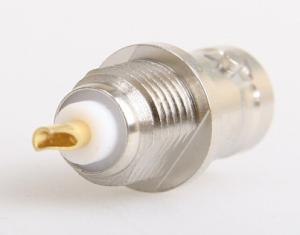 Wholesale Chassis Mount BNC Cable Connector , Microwave RF Coaxial Connectors VK20139 from china suppliers