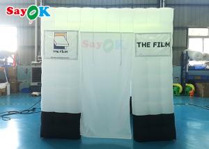 China SGS Inflatable Photo Booth Tent 360 Degree Photo Video Booth With LED Light on sale